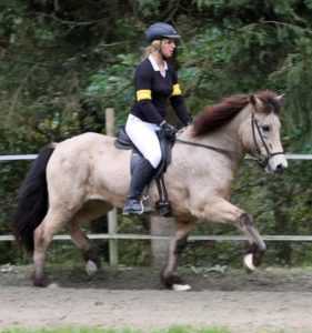 Christine Uthoff beim Training