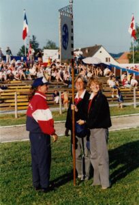 Übergabe der FEIF-Standarte 1995