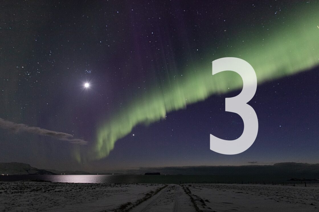 Nordlicht in Island_Foto von Nicole Heiling